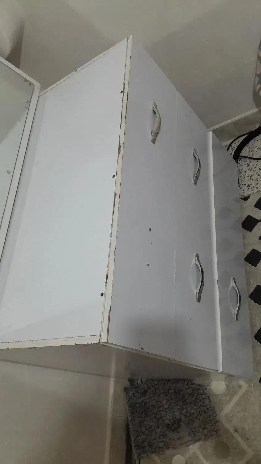 میز دراول با اینه|جاکفشی، کمد، دراور|فولادشهر, B2|دیوار