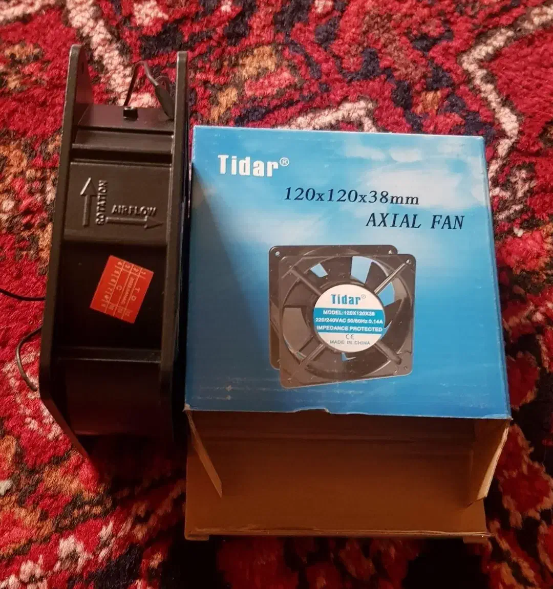 فن بیصدا قوی خنک کننده تهویه بر چسب گوشی اوراقی رم|پنکه و تصفیهکنندهٔ هوا|تبریز, |دیوار