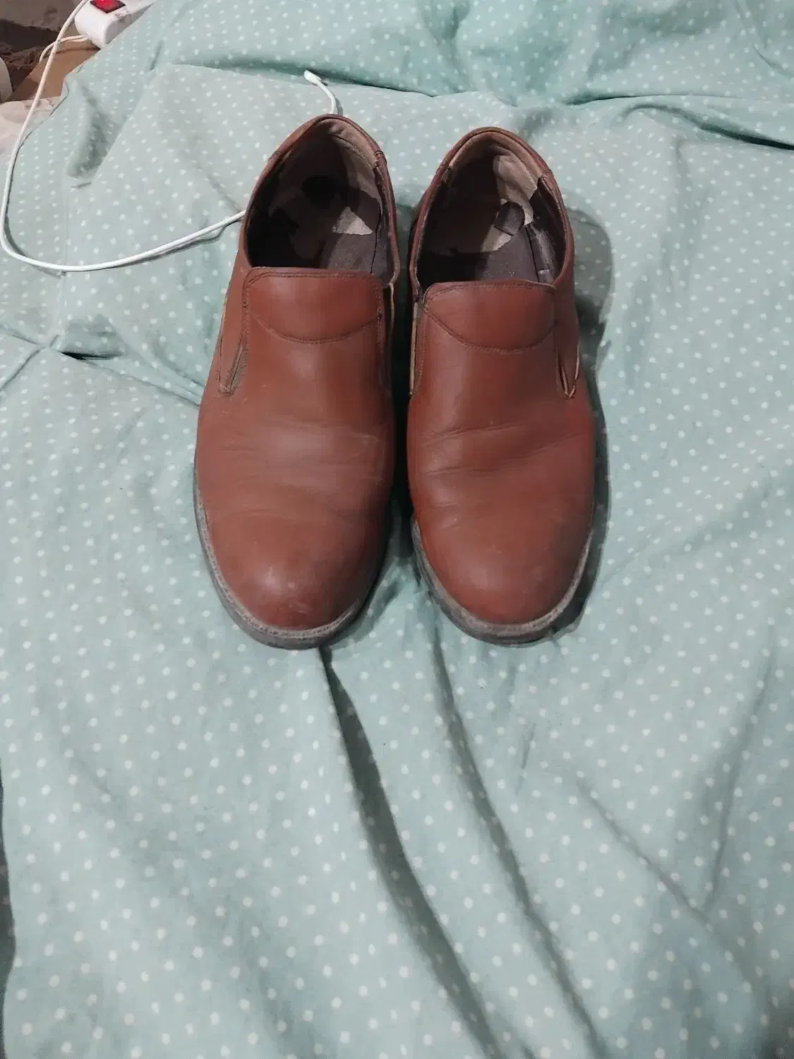 کفش چرم|کیف، کفش، کمربند|رشت, جانبازان|دیوار