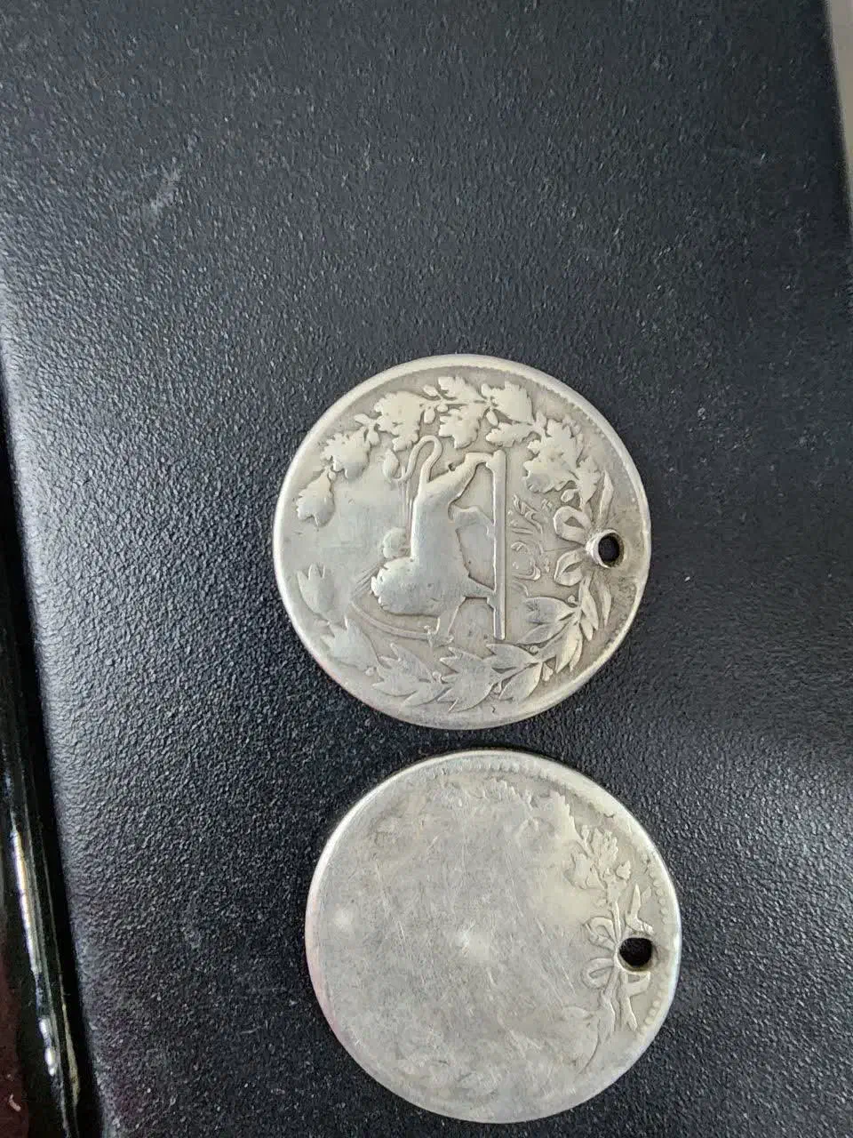 سکه خطی نقره|کلکسیون سکه، تمبر، اسکناس|بومهن, |دیوار