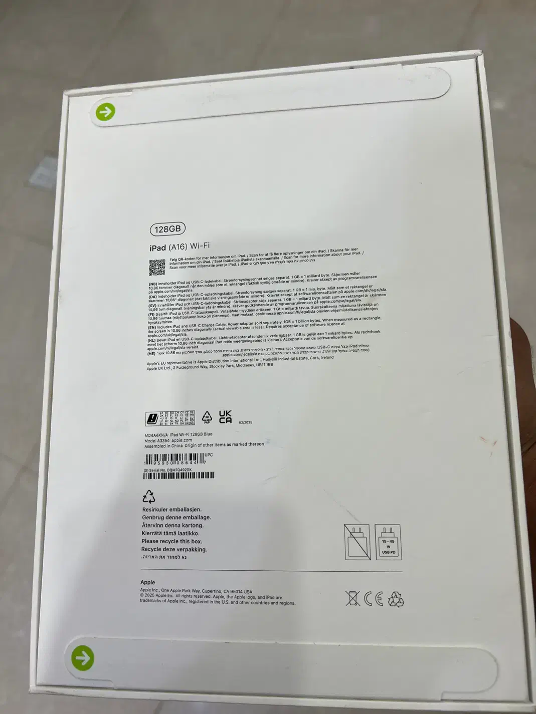 ایپد a16 ۲۰۲۵ ipad 128 پلمپ|تبلت|اهواز, زیتون کارگری|دیوار