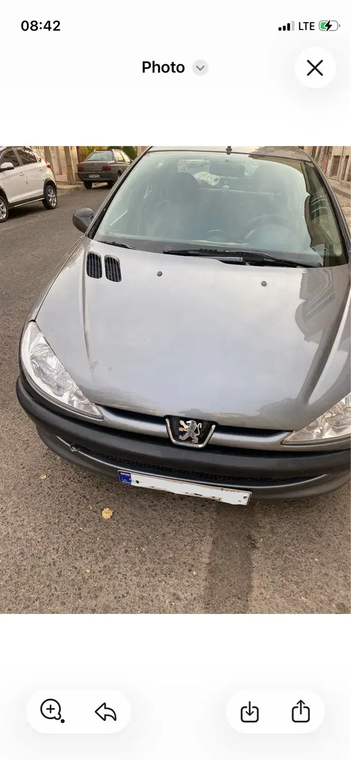 فروش ۲۰۶ خاکستری صندوق دار|خودرو سواری و وانت|زنجان, |دیوار