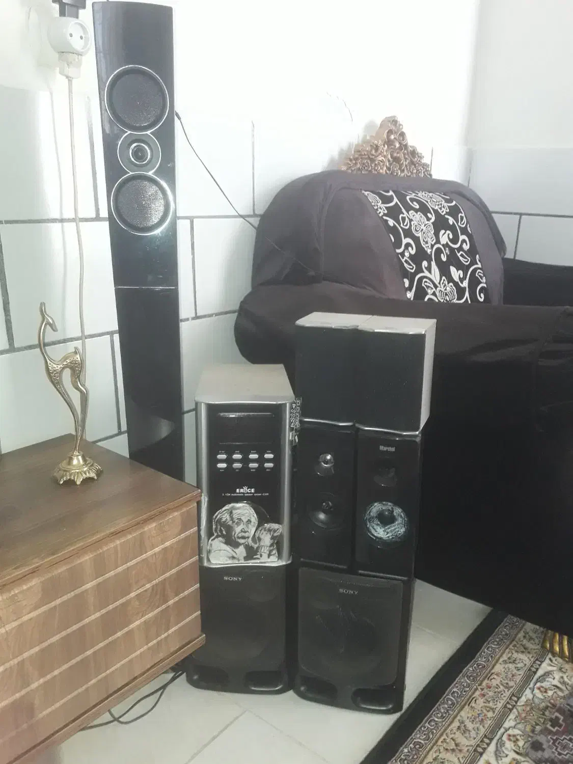 اسپیکر بلوتوثی فلش خوربا هفت عدد باند|سیستم صوتی خانگی|اراک, |دیوار