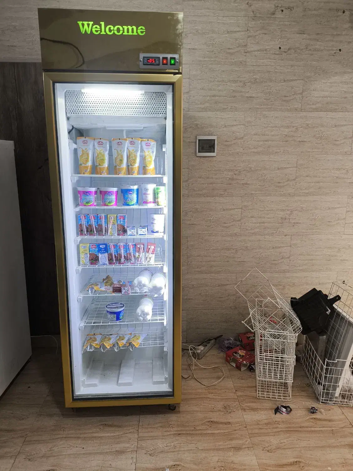 یخچال بدون برفک (نفراست)استیل طلایی تک درب|فروشگاه و مغازه|چهاردانگه (تهران), |دیوار