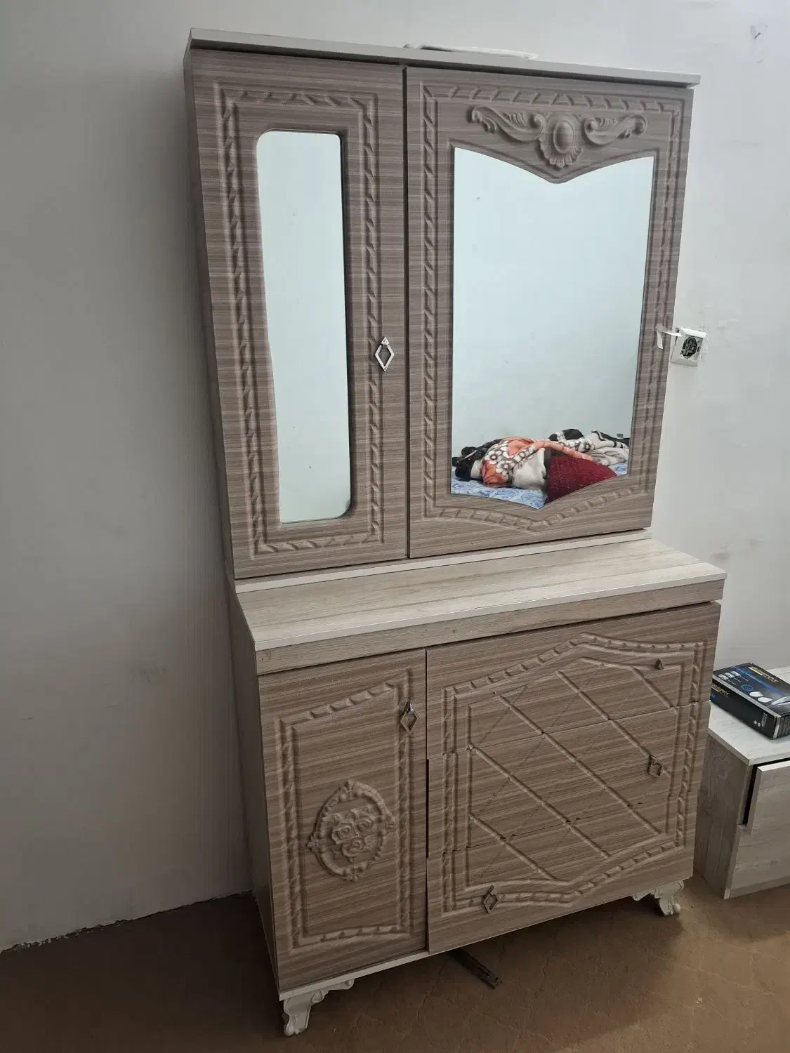 گنجه اینه دراورمیزتلوزیون|بوفه، ویترین، کنسول|فریمان, |دیوار