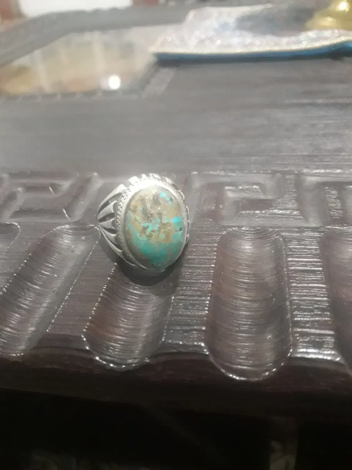 انگشتر فیروزه اصل نیشاپور قدمت بالای ۷۰ سال|جواهرات|کوهدشت, |دیوار