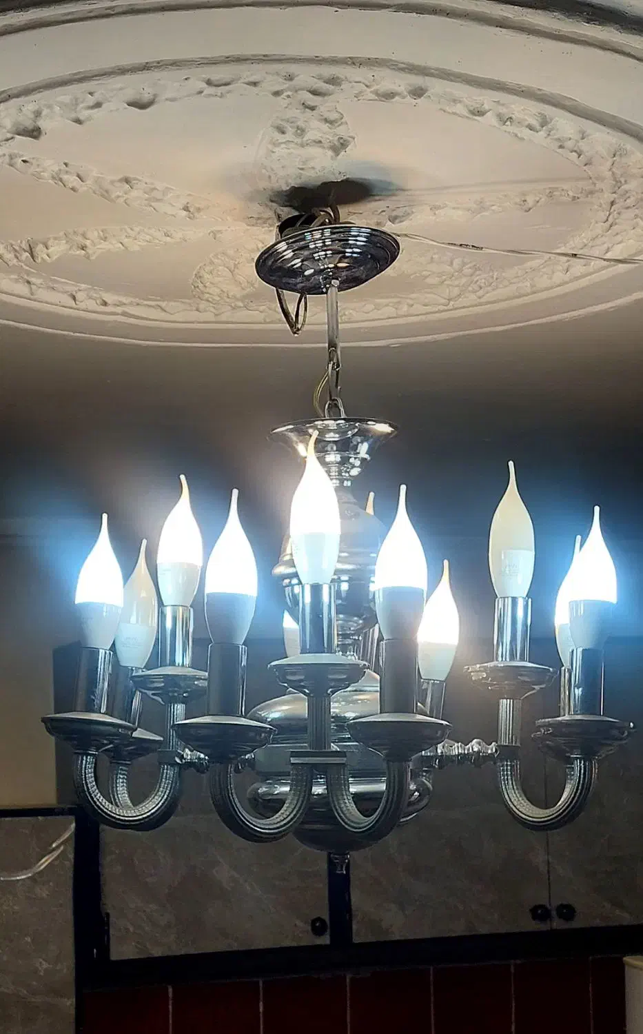 لوستر با همه لامپهاش|لوستر و چراغ آویز|تبریز, |دیوار