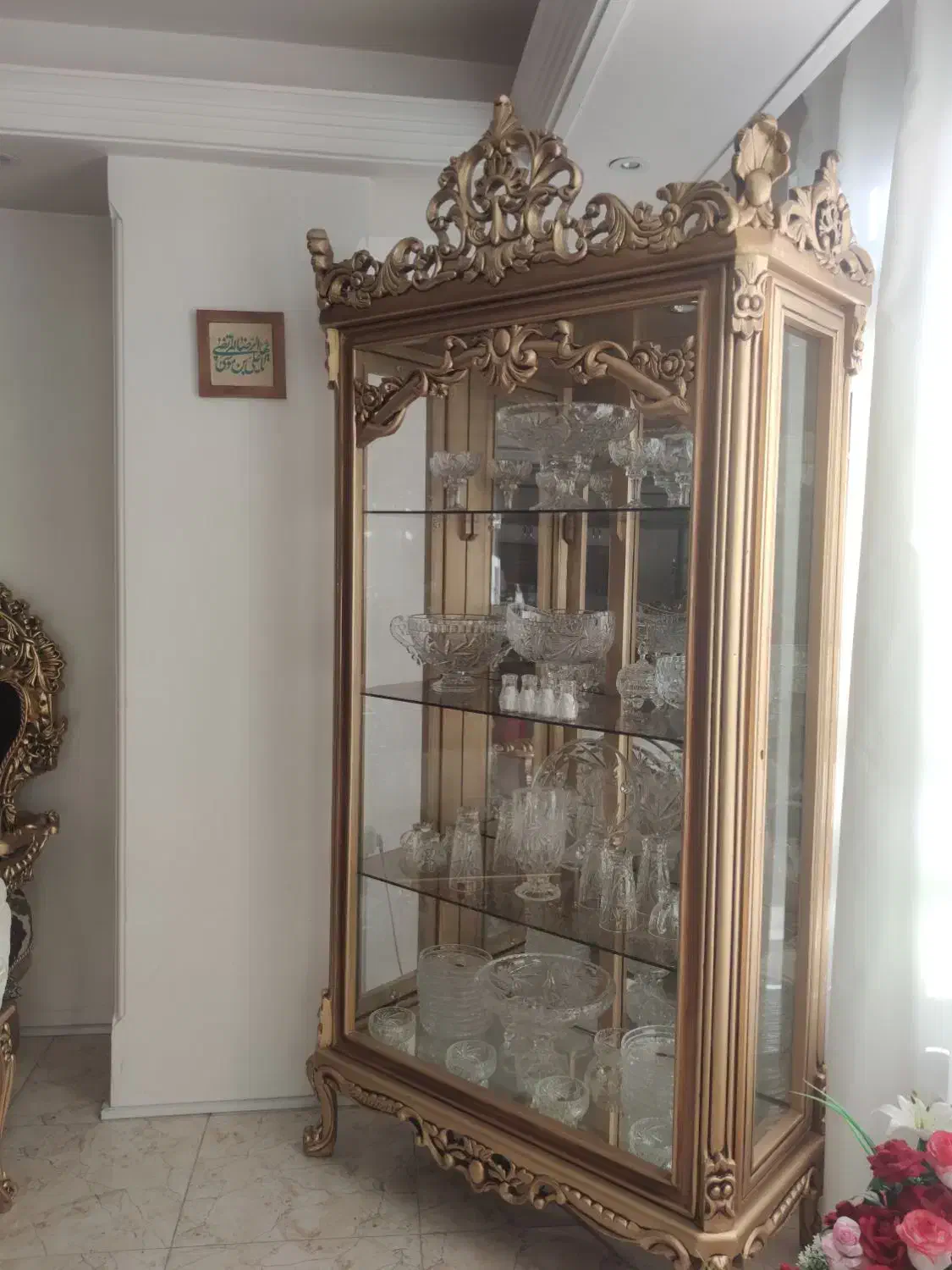 بوفه چوب راش|بوفه، ویترین، کنسول|ورامین, شهرک فجر|دیوار