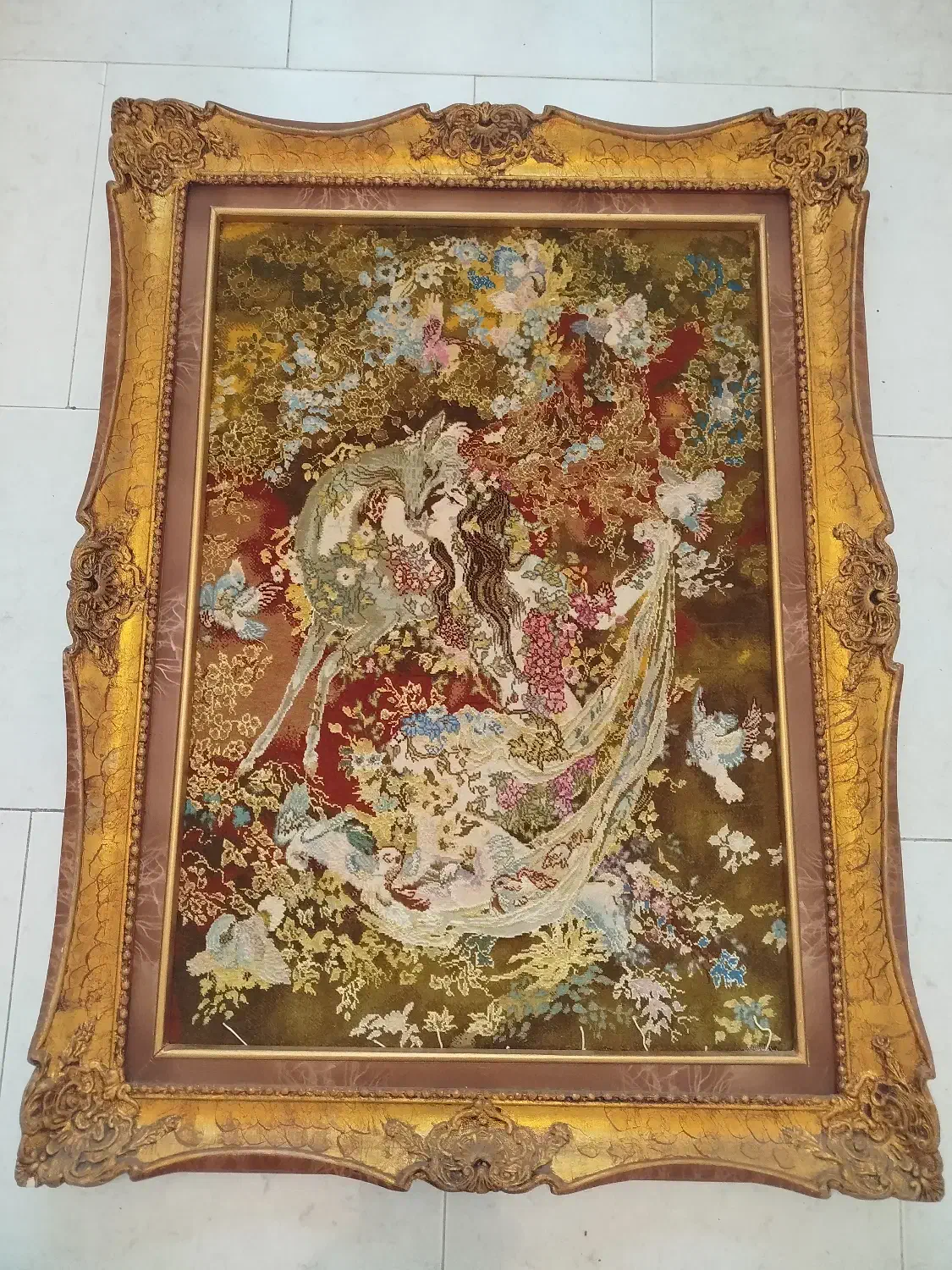 فروش تابلو فرش دستباف|تابلو فرش|شیراز, عفیف‌آباد|دیوار