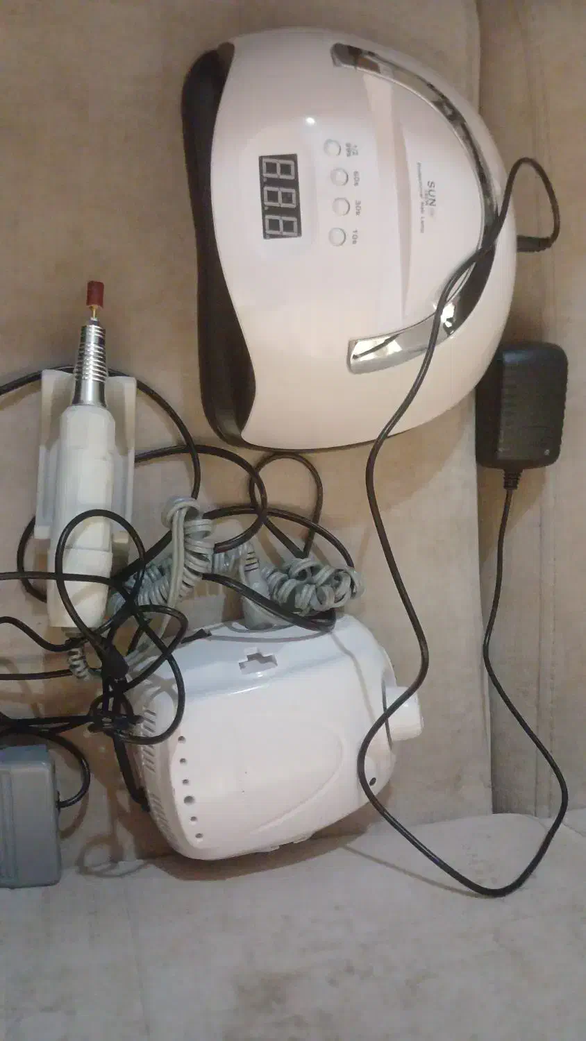 سوهان برقی برای کاشت ناخن ویوی|آرایشی، بهداشتی، درمانی|جیرنده, |دیوار