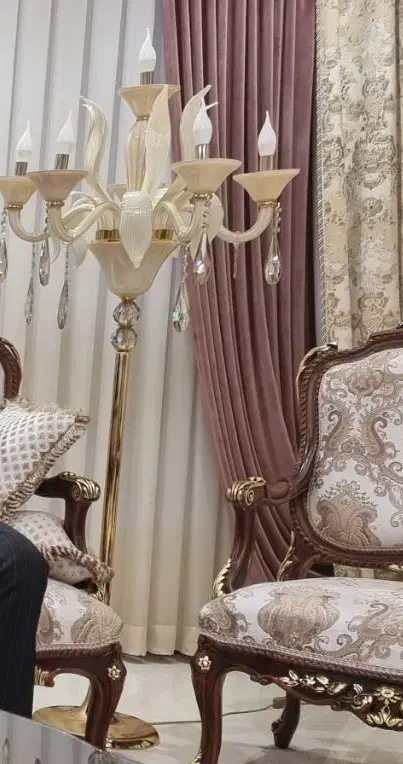 لوستر کنار سالنی|لوستر و چراغ آویز|قم, باجک یک|دیوار