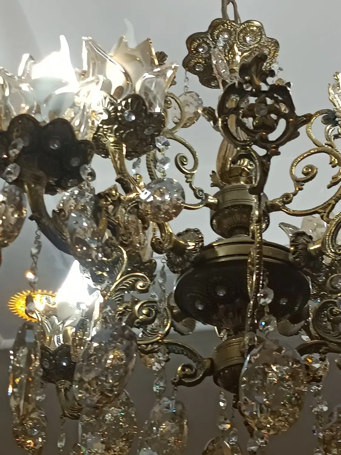 لوستر 4 شاخه|لوستر و چراغ آویز|بهارستان, |دیوار