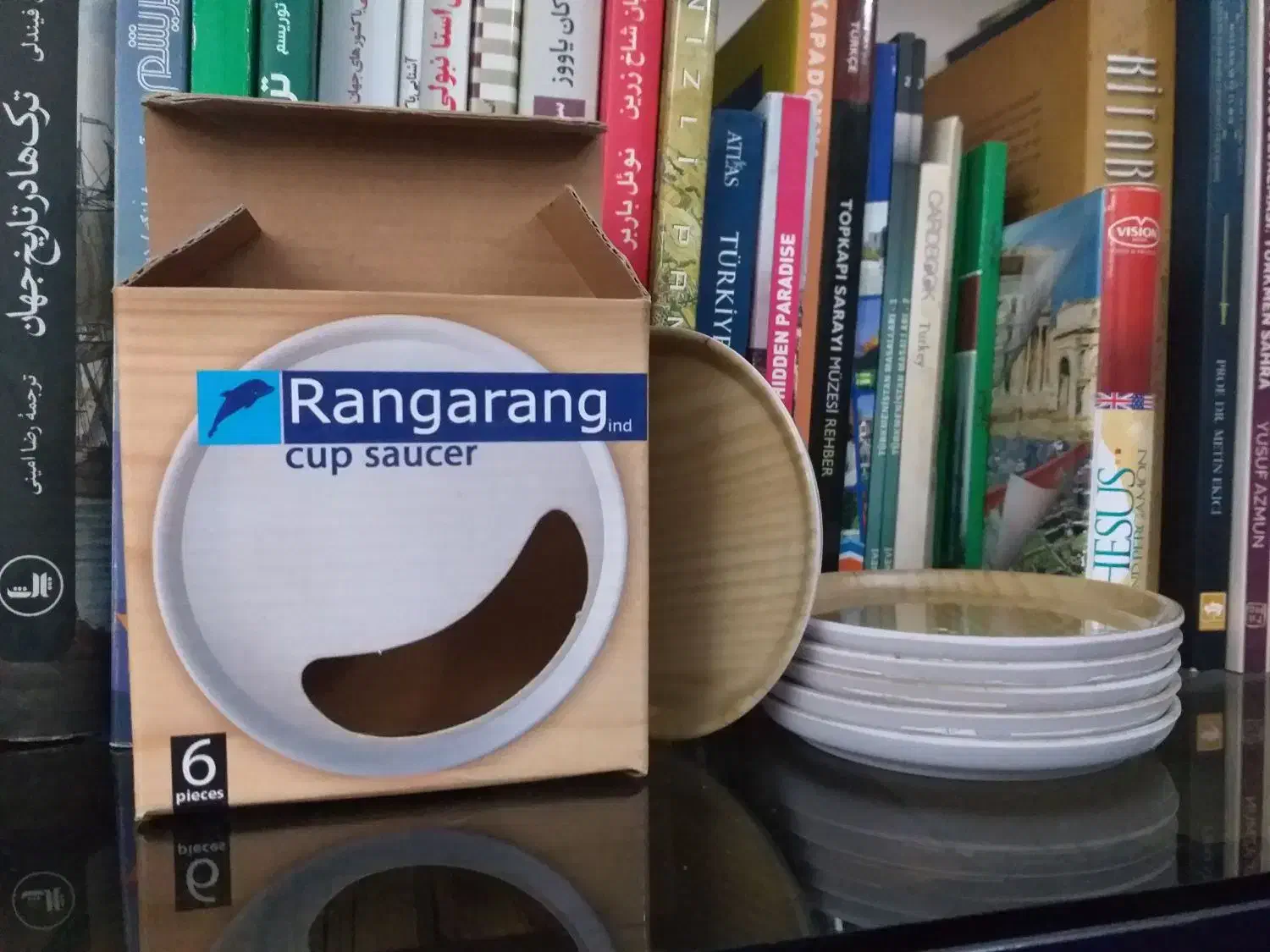 زیرلیوانی ۶ تایی ملامین|ظروف سرو و پذیرایی|گنبد کاووس, |دیوار