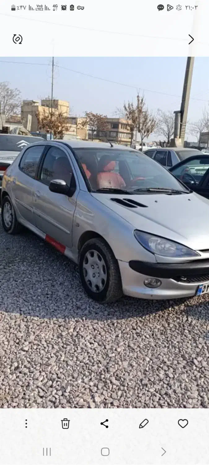 ۲۰۶ مدل ۸۰ تمام رنگ شاسی سالم|خودرو سواری و وانت|ارومیه, |دیوار