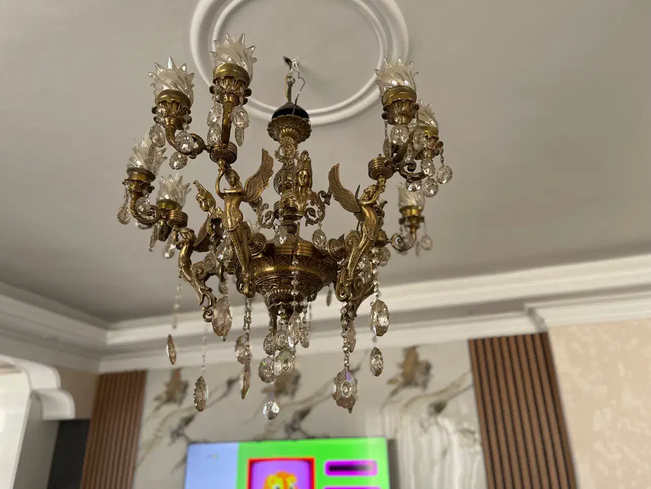 لوستر ۵ شاخه ۱۰ شعله|لوستر و چراغ آویز|اندیشه, اندیشه فاز ۱|دیوار