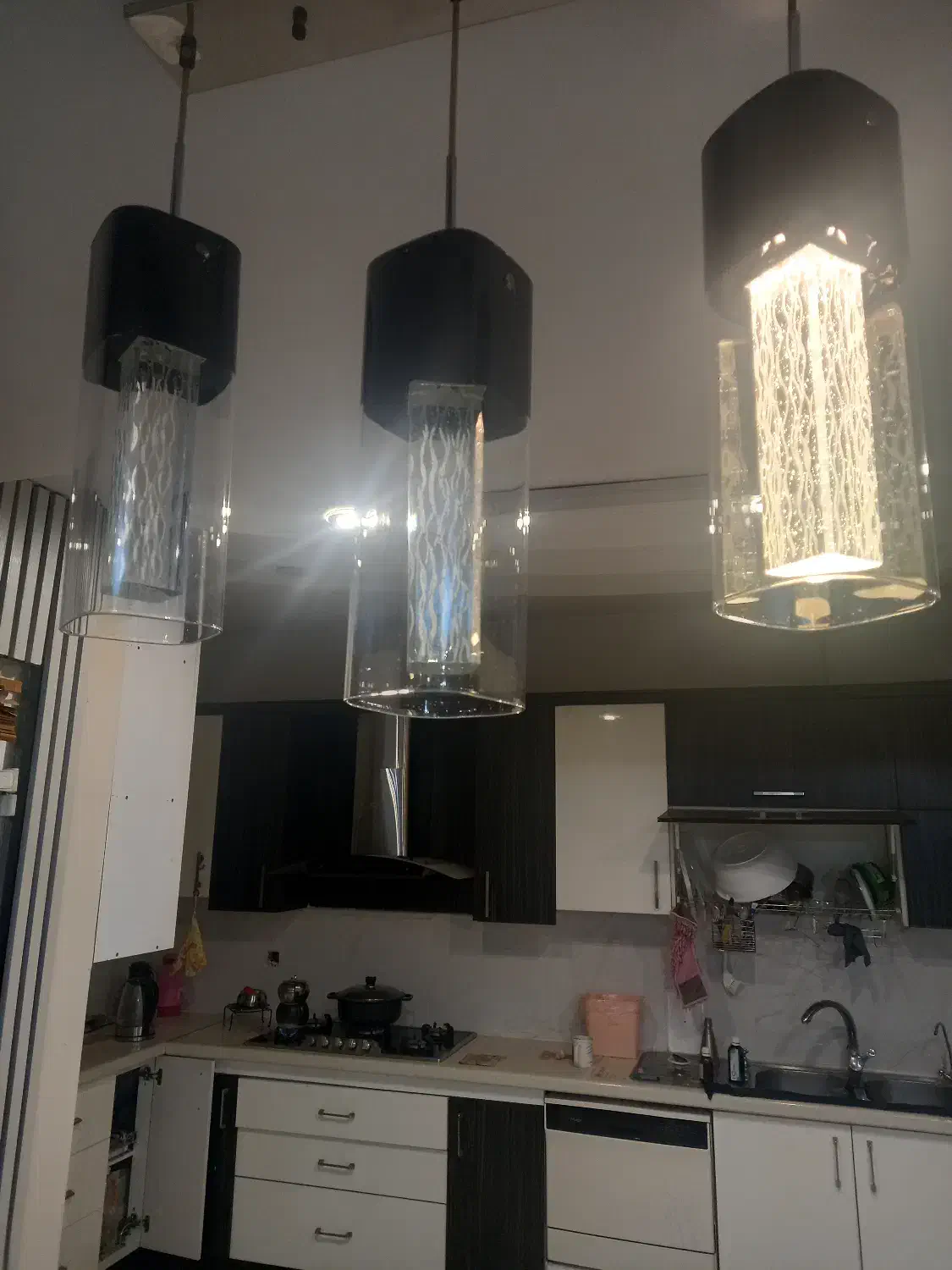 لوستر آویز مخصوص بالای اوپن آشپزخونه|لوستر و چراغ آویز|مشهد, احمدآباد|دیوار