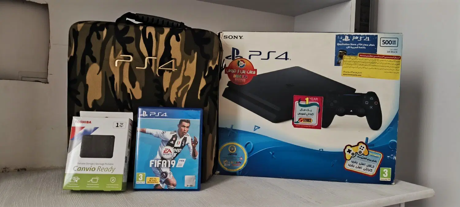 PS4 slim 500 gig|کنسول، بازی ویدئویی و آنلاین|تهران, شمیران‌نو|دیوار