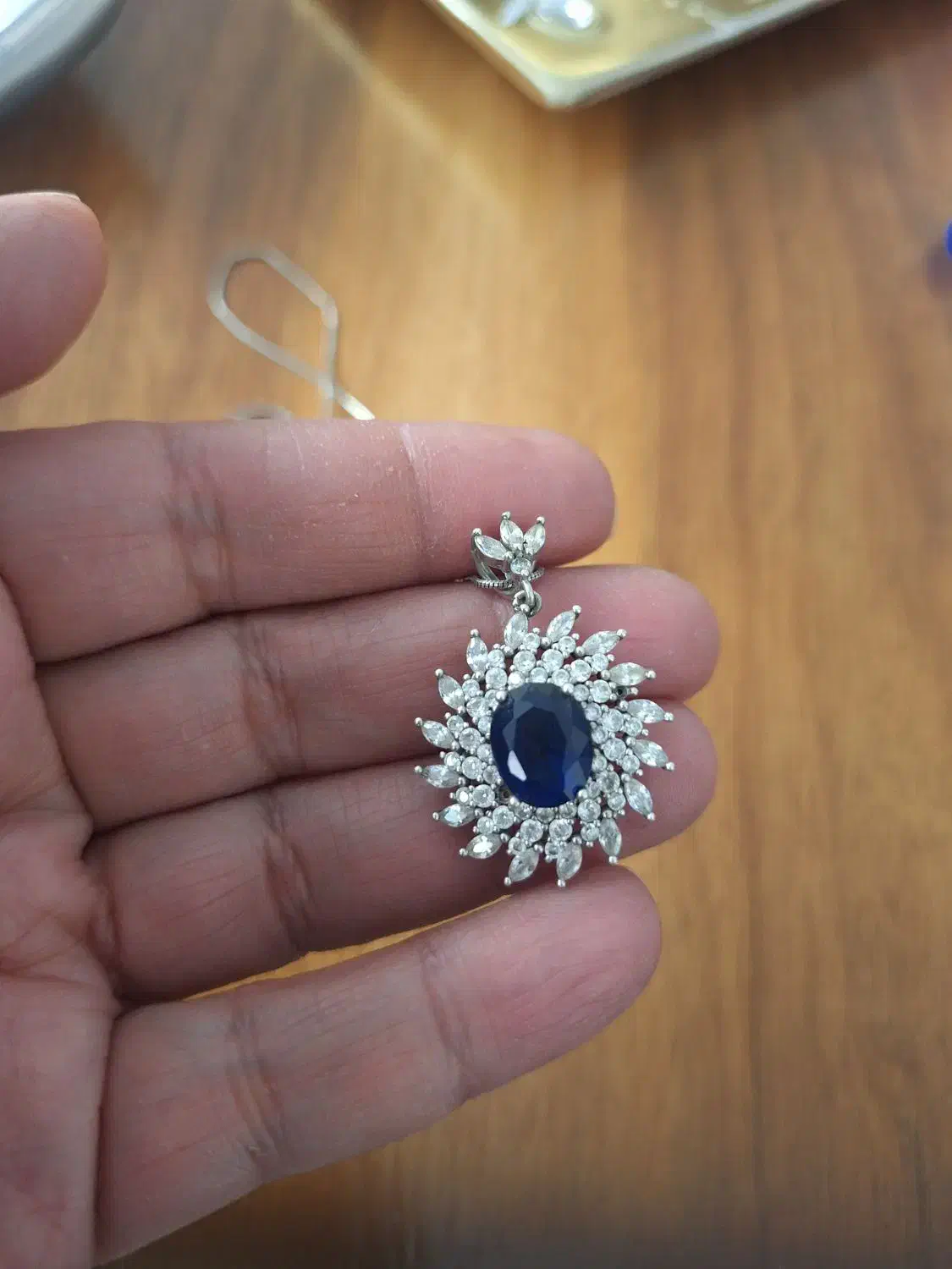 گردنبند نقره با نگین اصلی|جواهرات|سبزوار, دانشگاه آزاد|دیوار