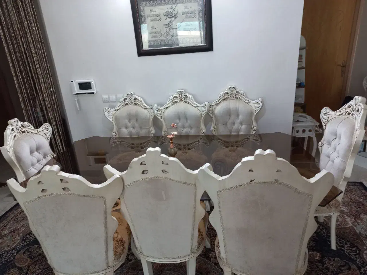 میز ناهار ۸ نفره|میز و صندلی غذاخوری|اصفهان, اصفهانک|دیوار