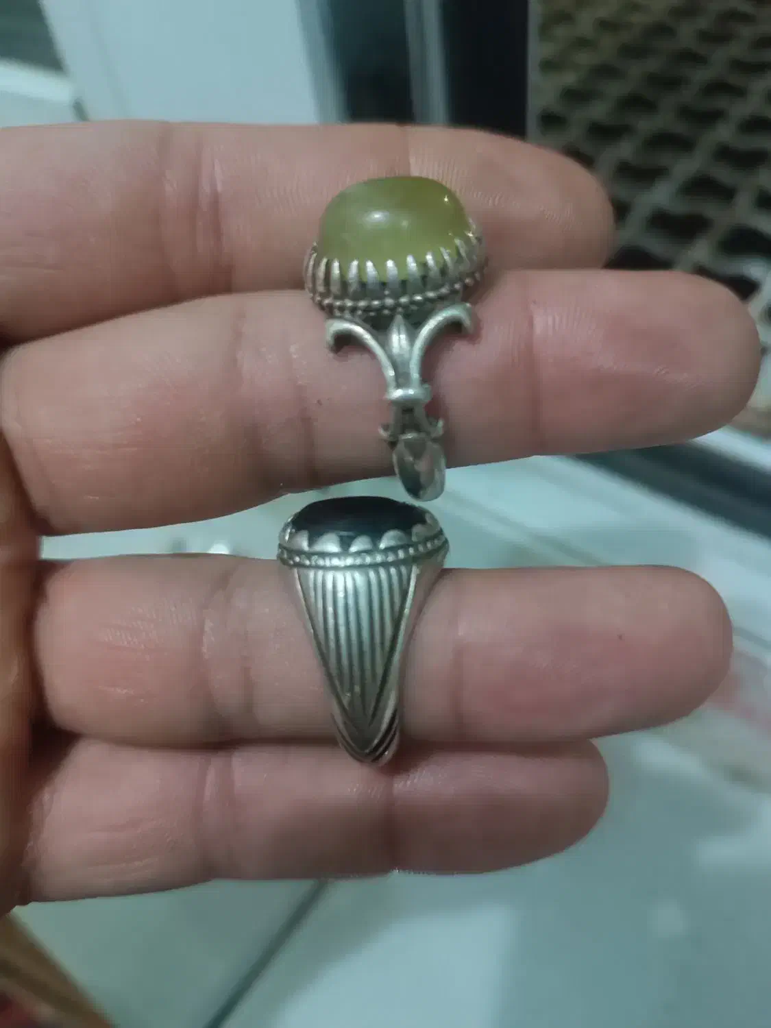 انگشترنقـره|کلکسیون اشیاء عتیقه|تبریز, |دیوار