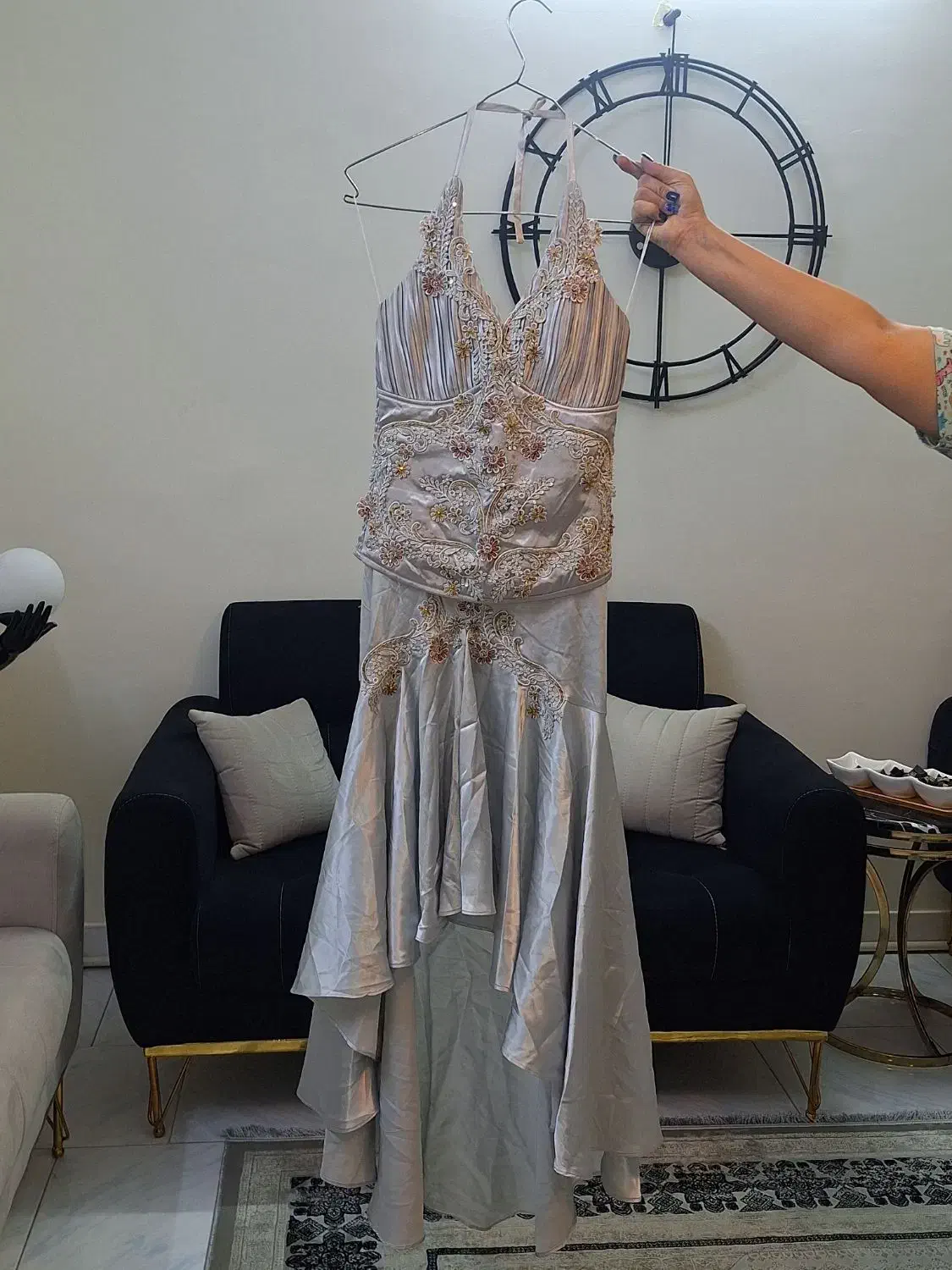 لباس مجلسی(تاپ+دامن) ۹۵۰ تومن|لباس|ری, حمزه‌آباد|دیوار