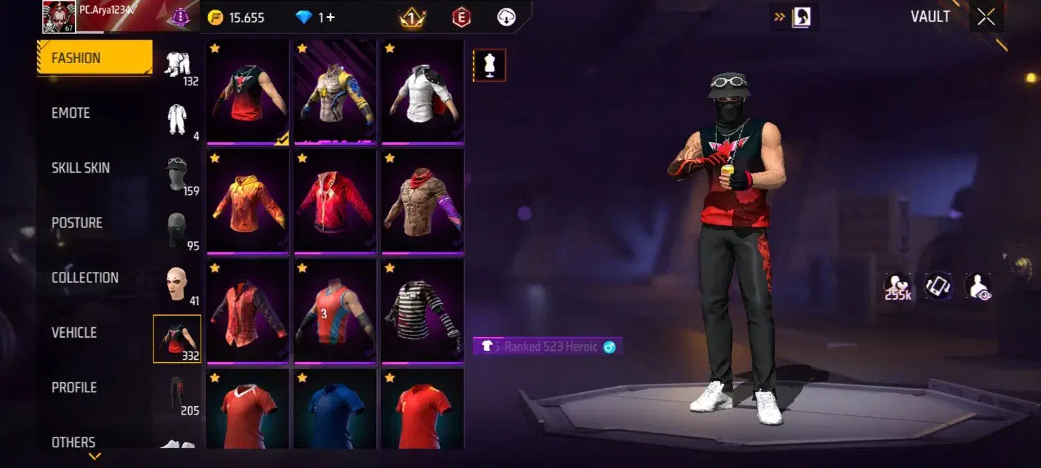 اکانت فری فایر فول طاق و فروش فقط حضوری برازجان|کنسول، بازی ویدئویی و آنلاین|برازجان, |دیوار