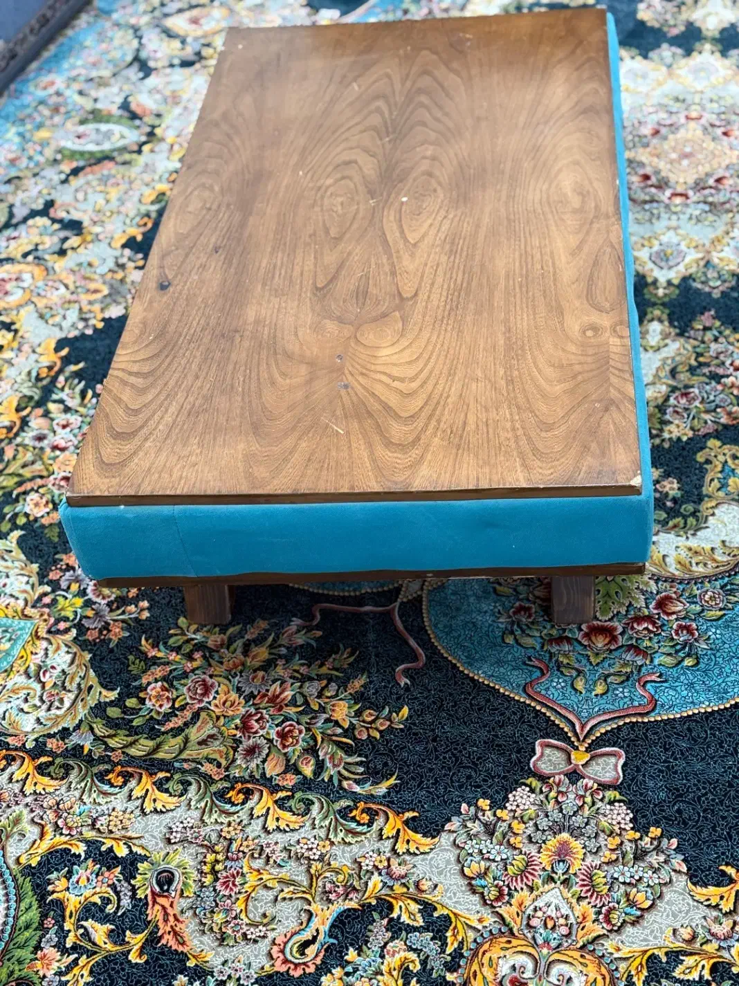 میز وسط رنگ فیروزه ای|مبلمان خانگی و میز عسلی|علیآباد کتول, |دیوار