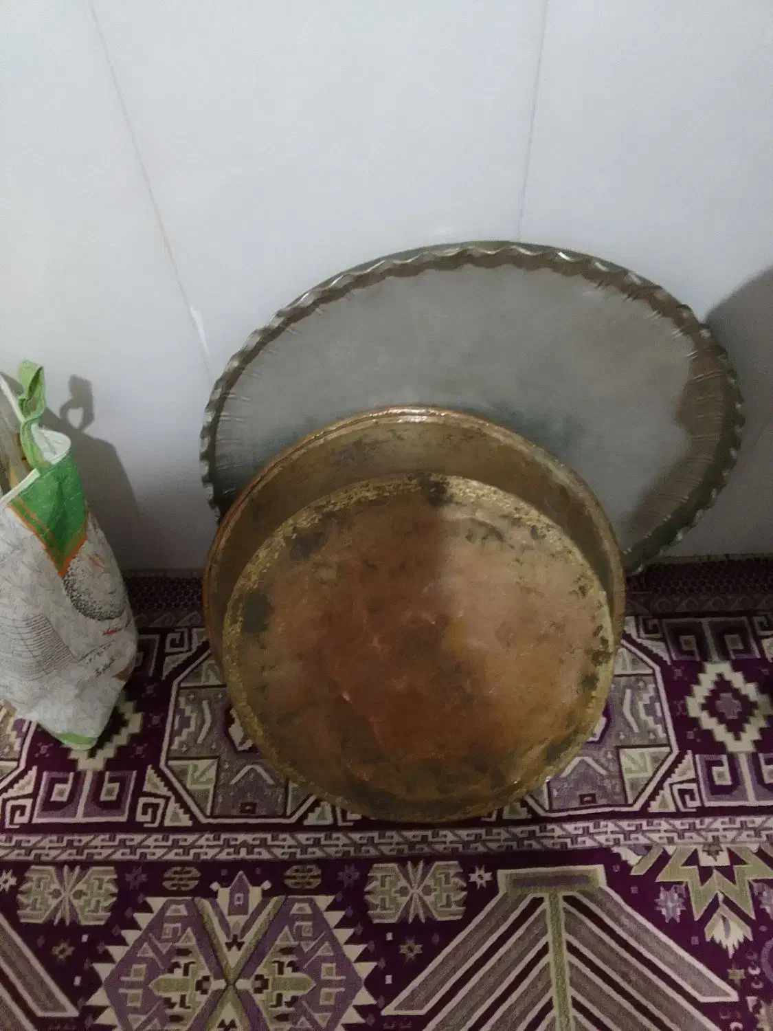 . سلام ظروف مسی  در حد نو،،|کلکسیون اشیاء عتیقه|مشهد, بهمن|دیوار