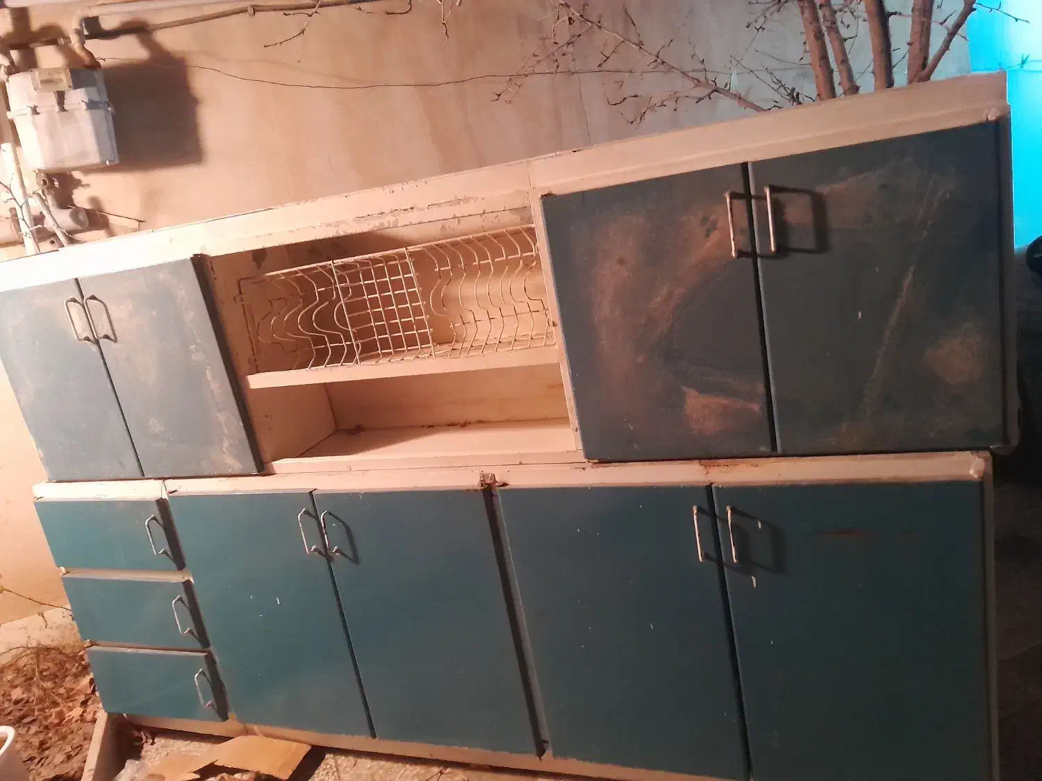 کابینت|آب‌چکان و نظم‌دهنده ظروف|مشهد, خرمشهر|دیوار