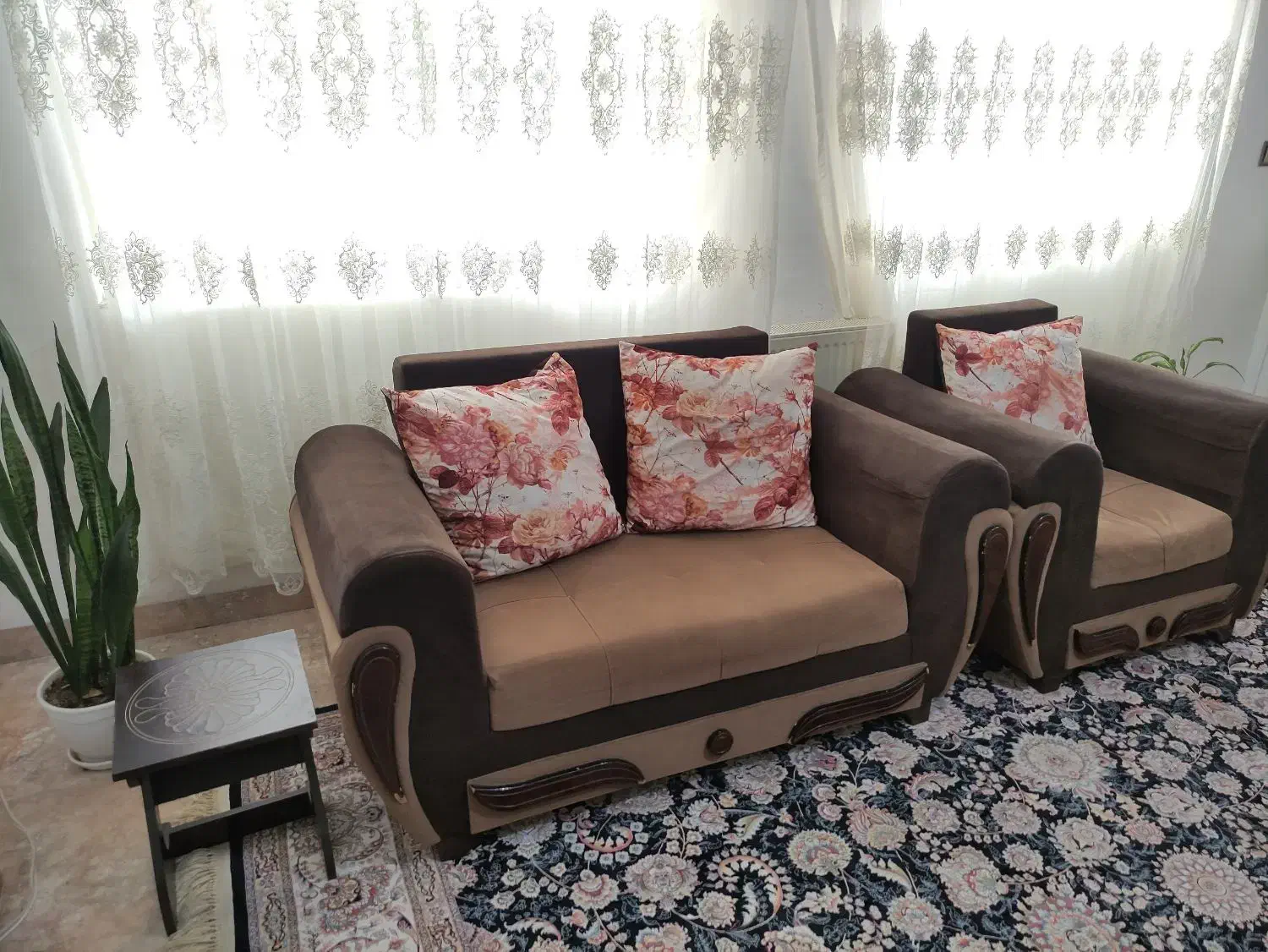 فروش مبل راحتی هفت نفره|مبلمان خانگی و میز عسلی|لاهیجان, حاجی آباد|دیوار