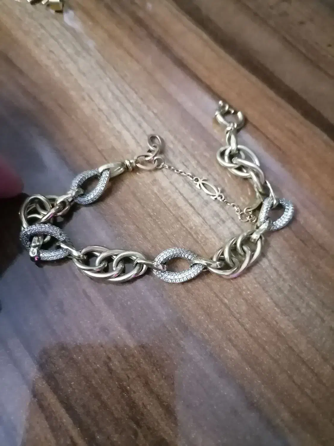 دستبند طلاوزن 17.560 گرم فاکتور داره|جواهرات|تبریز, |دیوار