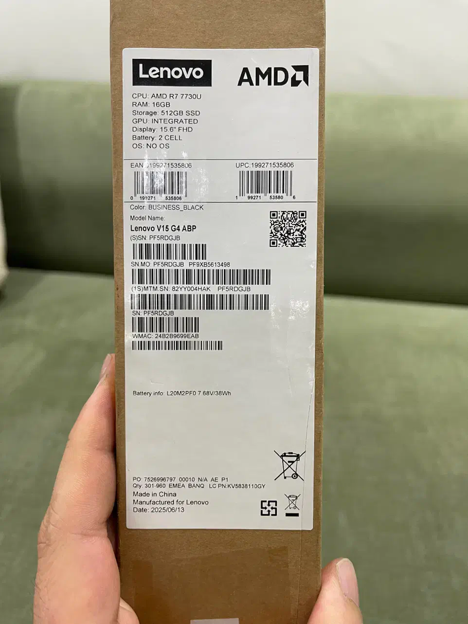 فروش لب تاب لنوو Lenovo V15 G4 ABP|رایانه همراه|تهران, آذری|دیوار