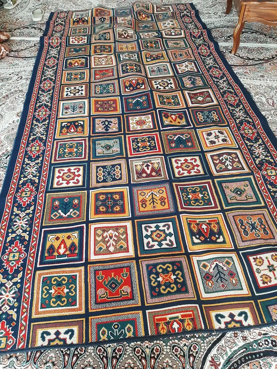 گلیم فرش ۳ونیم دریک و هفتاد|گلیم، جاجیم، گبه|فردیس, فردیس|دیوار