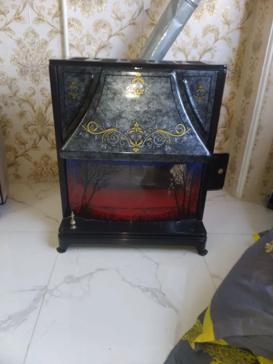 بخاریگازیدرحدنو|بخاری، هیتر، شومینه|خلخال, |دیوار