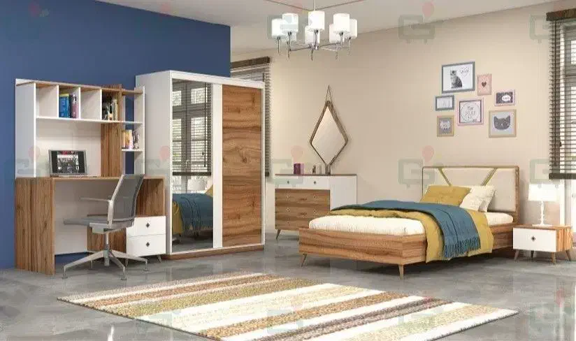 دنیای سرویس خواب یکنفره اقساطی|تخت و سرویس خواب|میبد, |دیوار