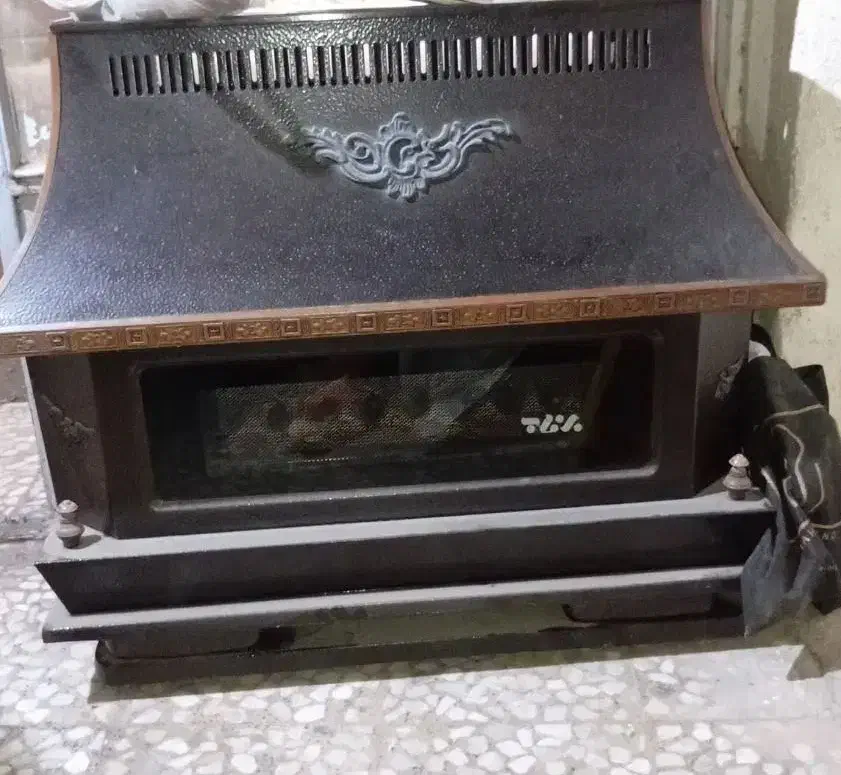 بخاری طرح شومینه برفاب|بخاری، هیتر، شومینه|رشت, دیانتی|دیوار