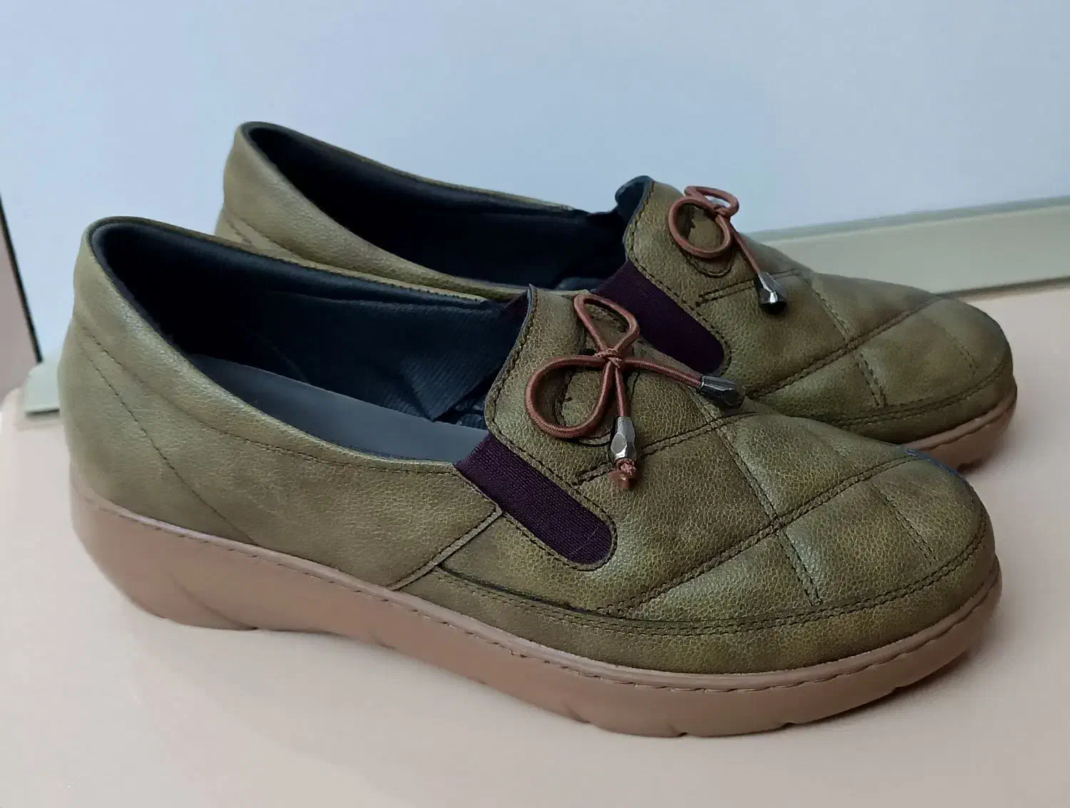 کفش طبی چرم زنانه سایز ۳۸-۳۹|کیف، کفش، کمربند|اردبیل, |دیوار