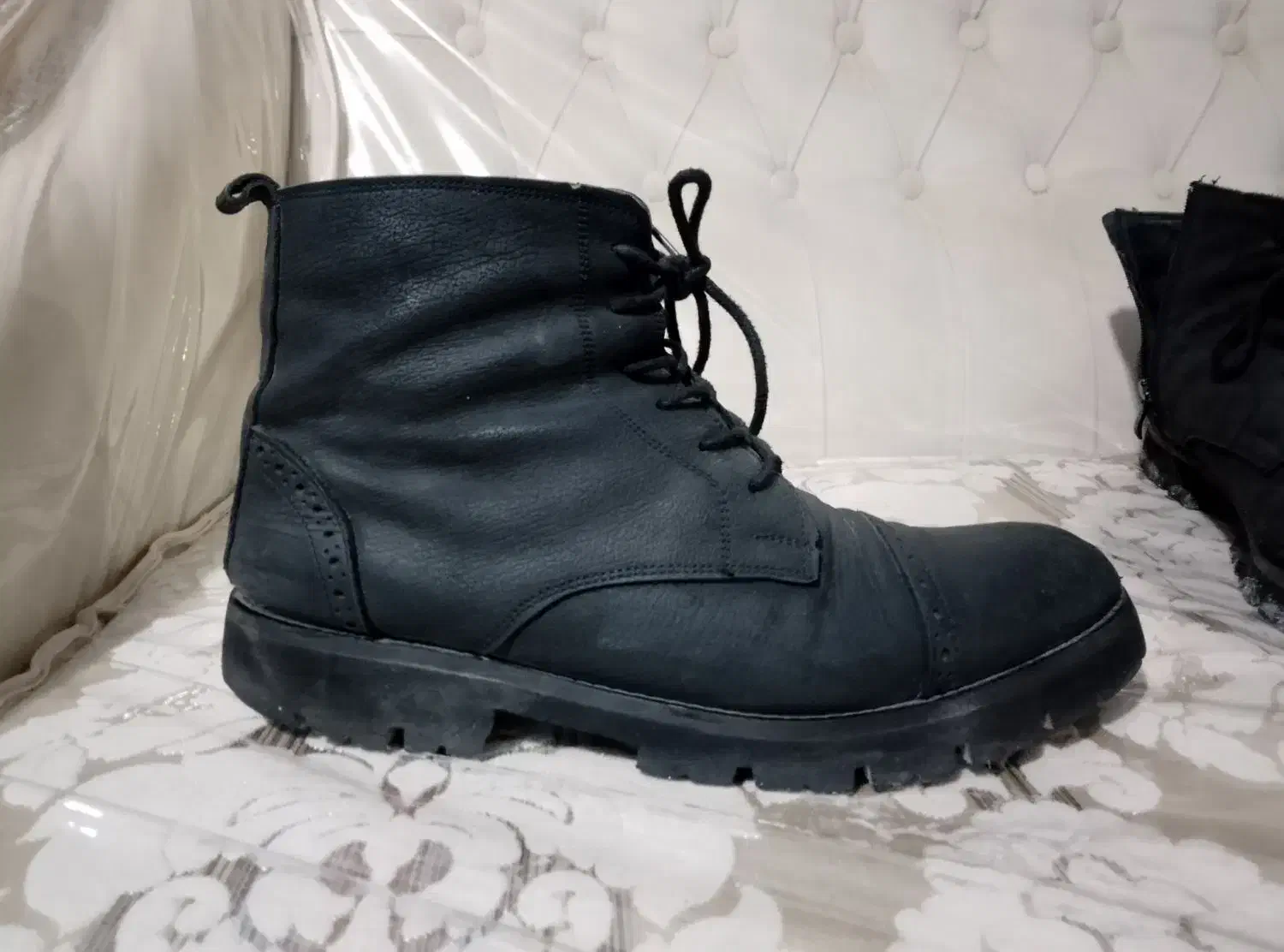 نیم بوت چرم طبیعی مارال چرم سایز42/43|کیف، کفش، کمربند|اراک, |دیوار