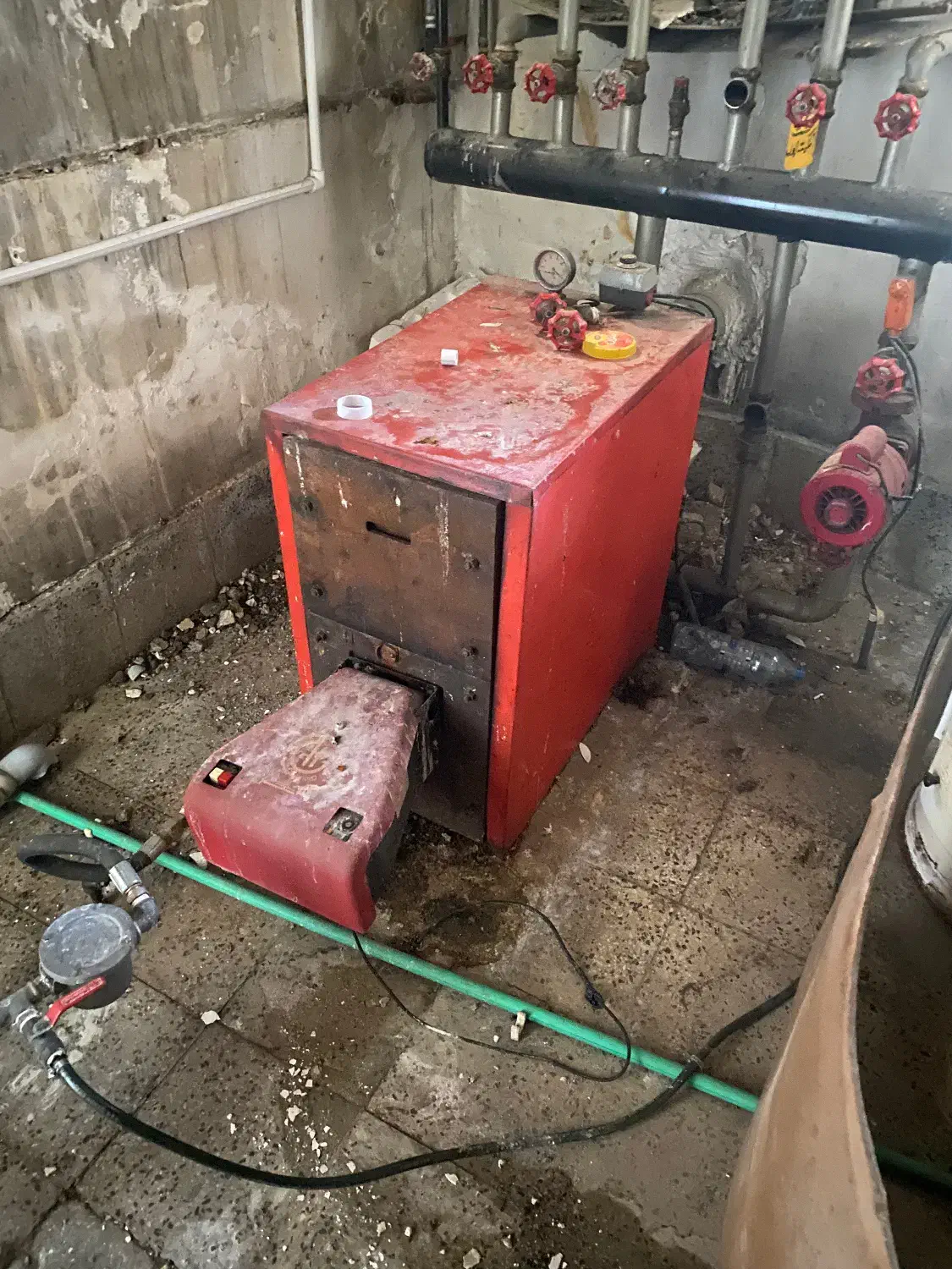 دیگ کامل موتور خانه|آبگرمکن، پکیج، شوفاژ|ارومیه, |دیوار