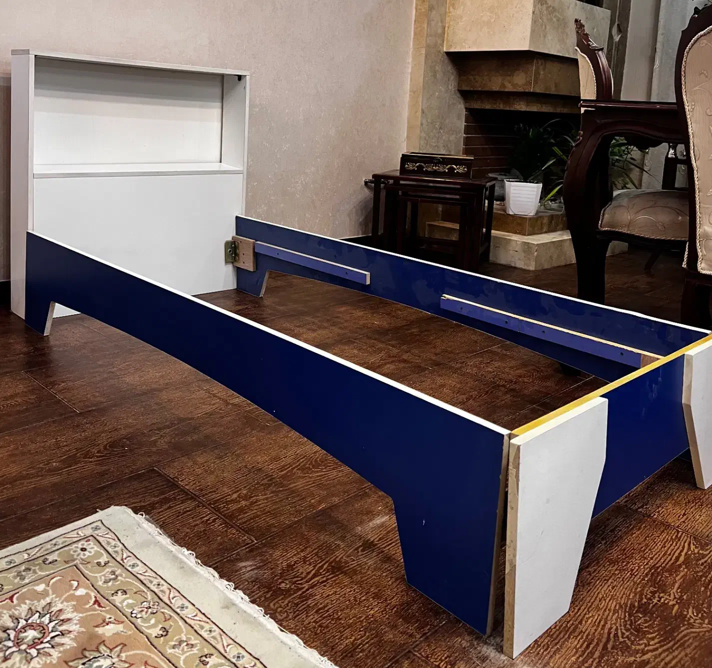 دو عدد تخت یک نفره mdf|تخت و سرویس خواب|مشهد, چهارچشمه|دیوار