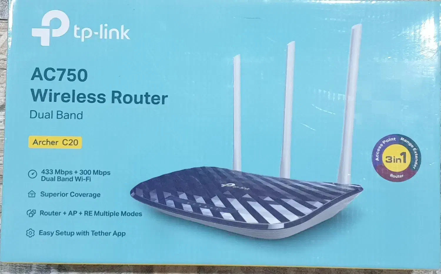 روتر TP LINK ARCHER C20|مودم و تجهیزات شبکه|تهران, فرمانیه|دیوار