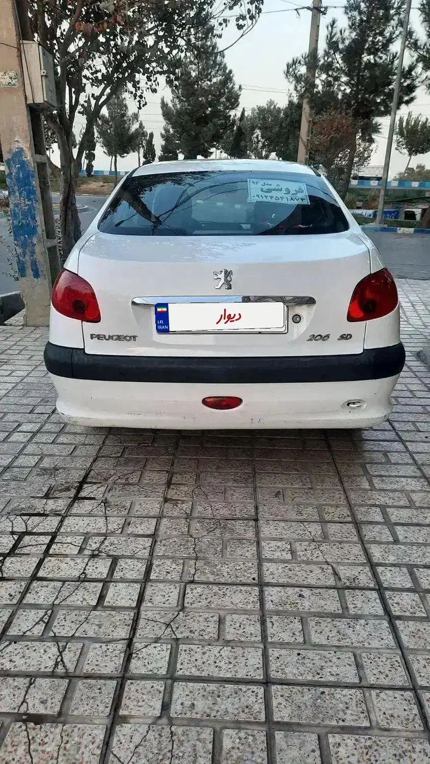 ماشین 206v8|خودرو سواری و وانت|نسیمشهر, |دیوار