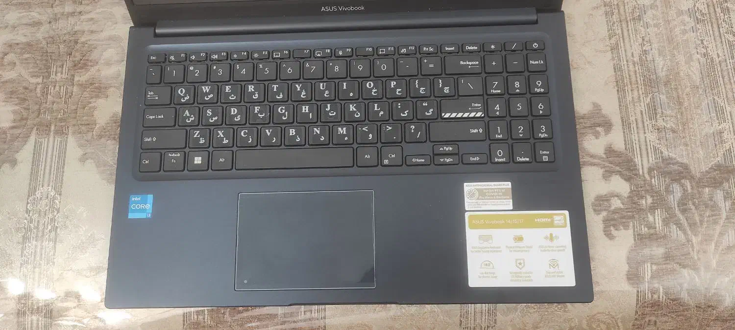 لپتاپASUS F1504VA  I3 1315U نوRAM12 گارانتی سازگار|رایانه همراه|تهران, شکیبا|دیوار