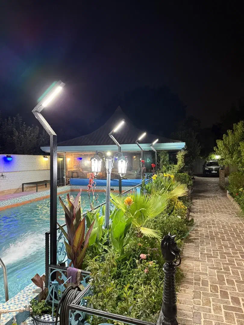 پایه چراغ باغی ویلایی معابر.مستقیم از تولید کننده|لامپ و چراغ|مشکیندشت, |دیوار