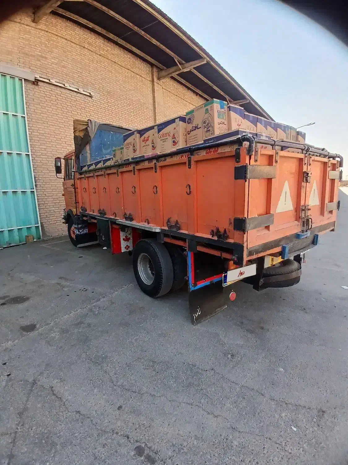 خاور بنز ۶۰۸ باری|خودرو سنگین|شال, |دیوار