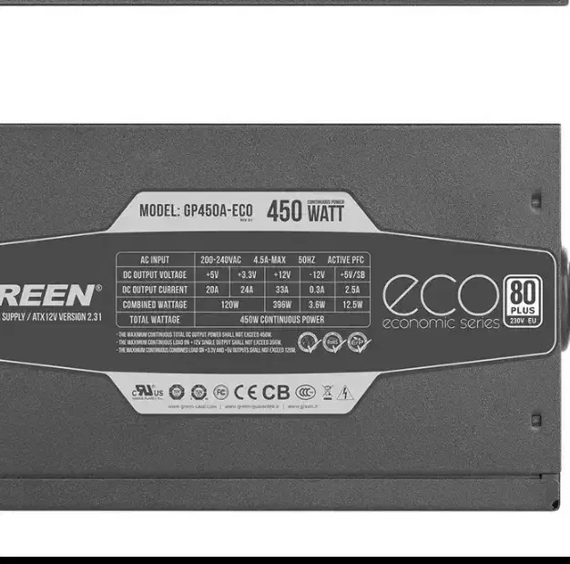 پاور گرین 450 وات|قطعات و لوازم جانبی رایانه|مشهد, توس (بلوار توس)|دیوار