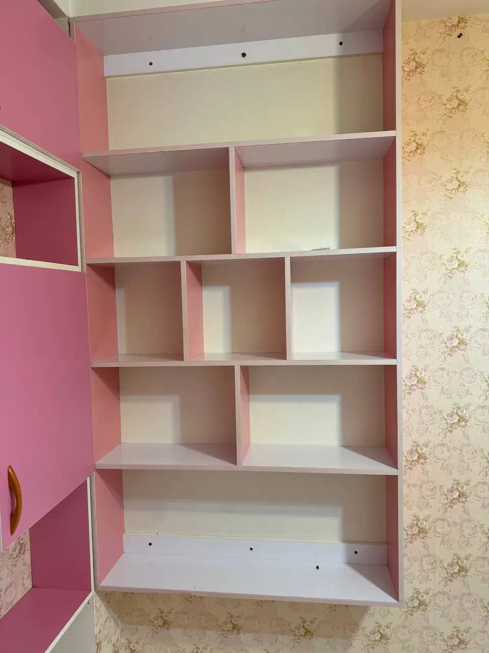 قفسه کتابخانه میزتحریر|کتابخانه، شلف، قفسههای دیواری|اردبیل, |دیوار