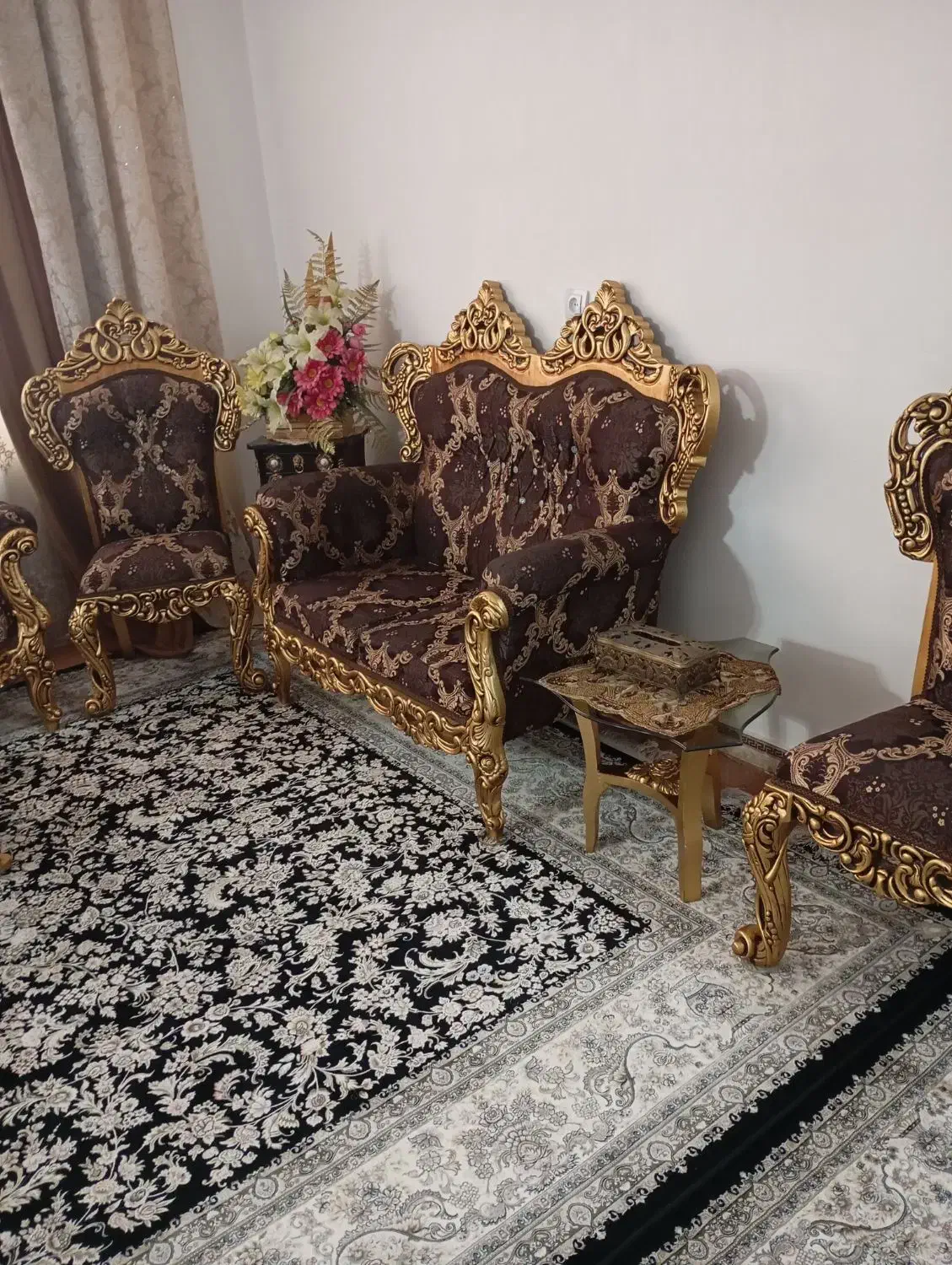 مبل ۹ نفره|مبلمان خانگی و میز عسلی|تاکستان, |دیوار