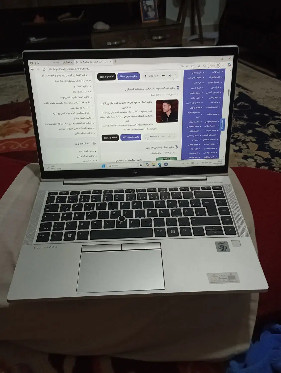 لپ تاپ hp مدلAX201NGW|رایانه همراه|هشتگرد, شهرک ریحانه|دیوار