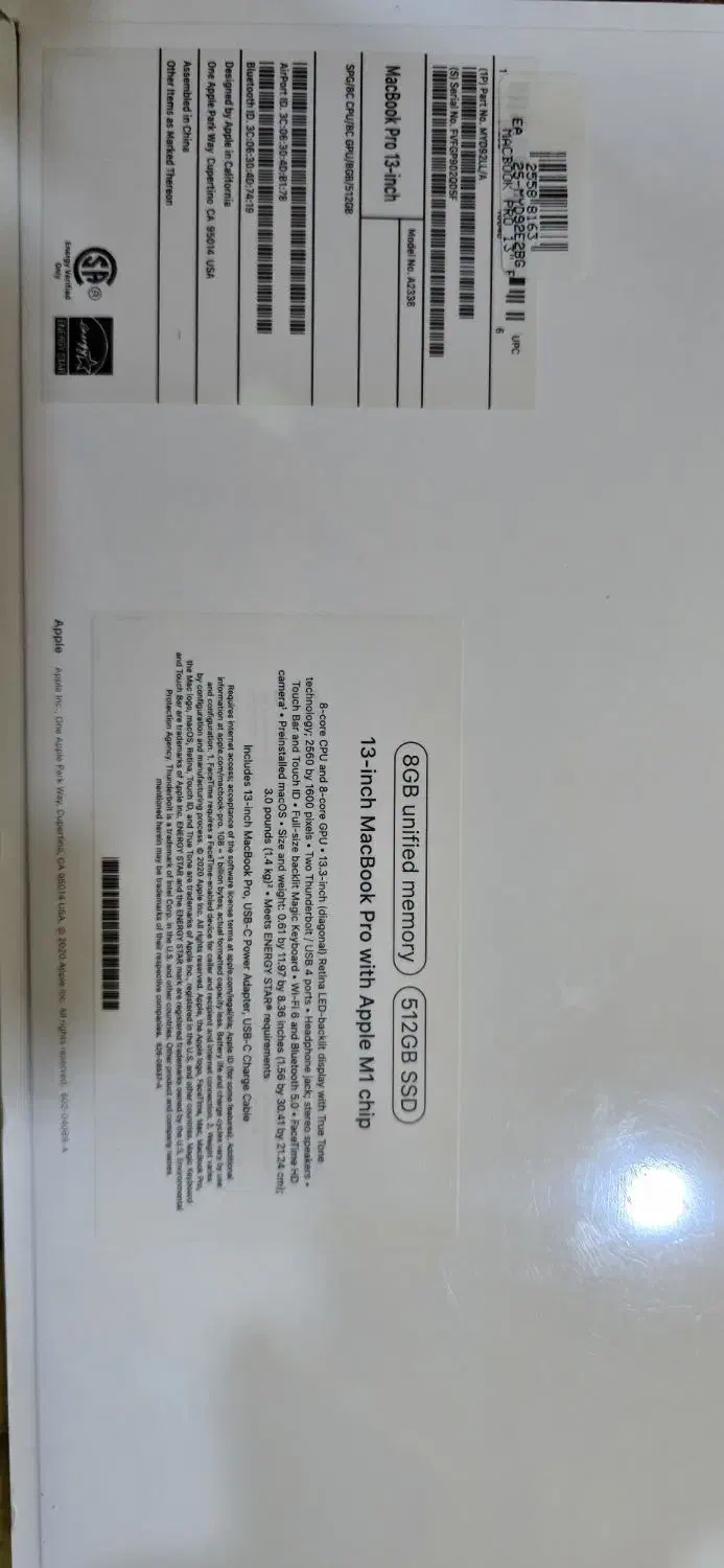 MacBook Pro M1 13-Inch 2020 پلمب|رایانه همراه|لار, |دیوار